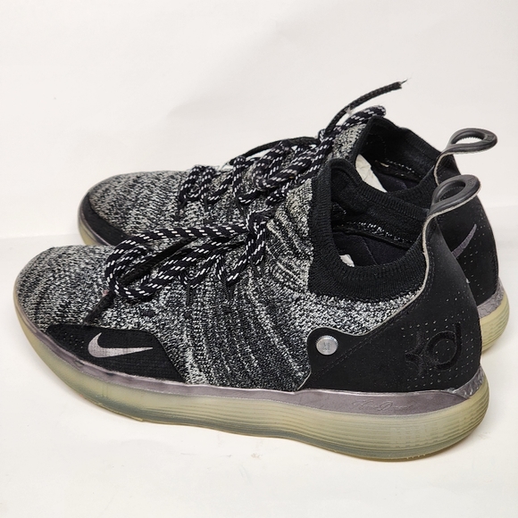 Nike Zoom KD 11 Still KD Flyknit Kevin Durant Basketball Shoes (Men's 8, black) - Picture 4 of 12